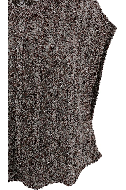 D.Exterior Clothing for Women D.Exterior Sequin Knit Vest