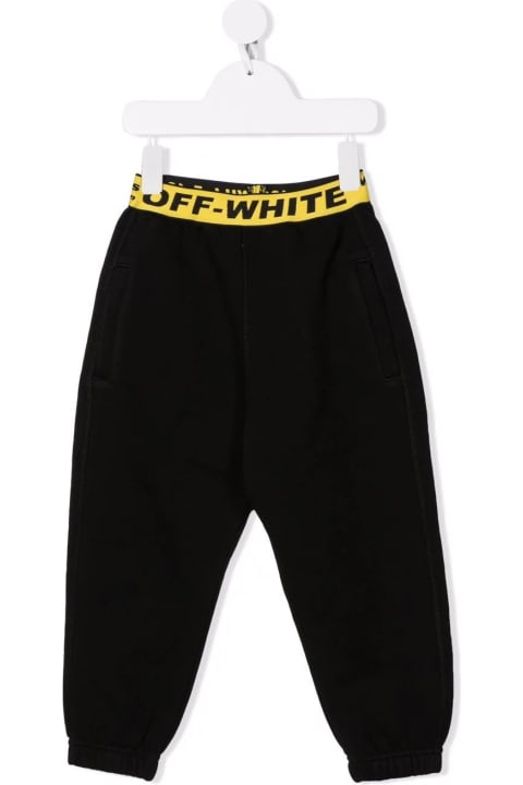 Off-White for Kids Off-White Kids Black Off Industrial Sweatpant