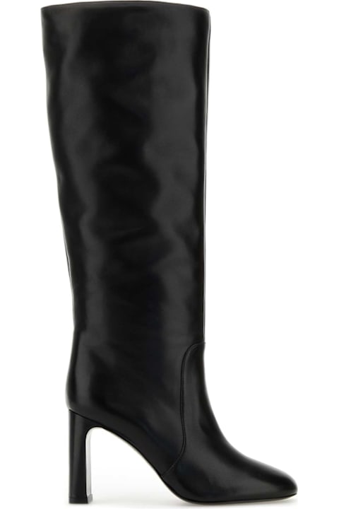 Homeware Stuart Weitzman Black Nappa Leather Babette Boots