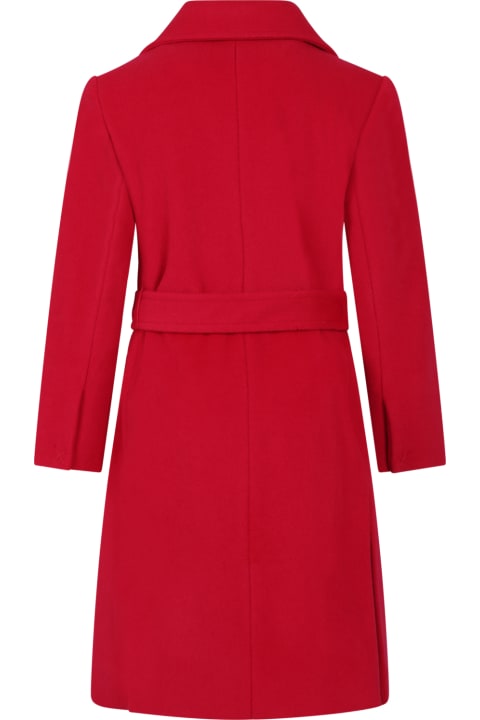 Max&Co. Topwear for Girls Max&Co. Red Coat For Girl