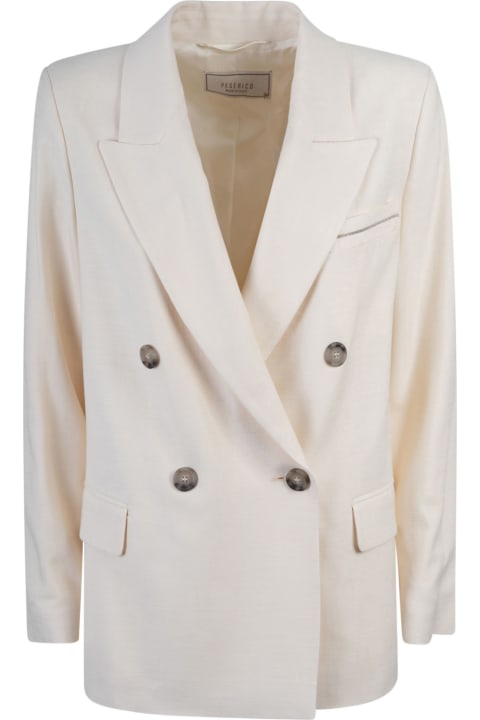Peserico Coats & Jackets for Women Peserico Double-breasted Classic Blazer