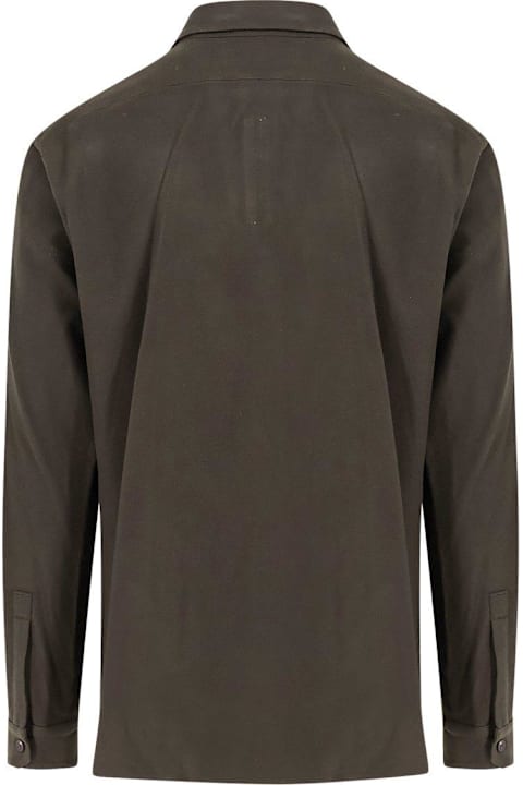 Rick Owens Shirts for Men Rick Owens Button-detailed Long-sleeve Shirt