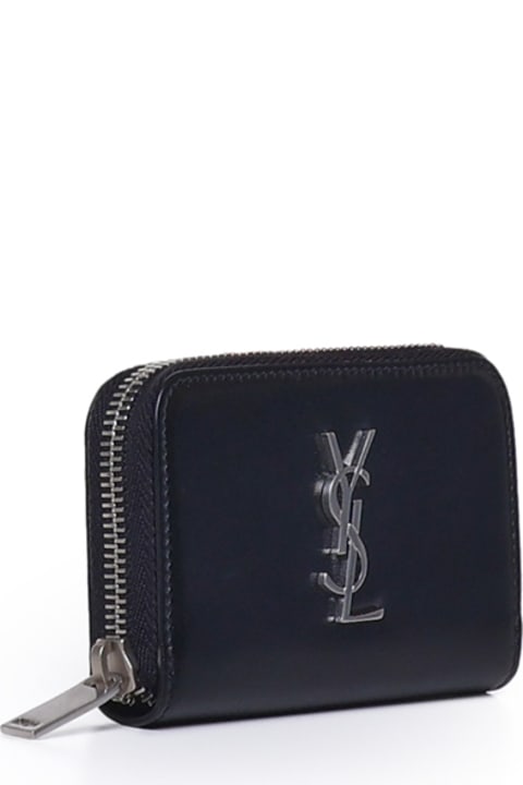 Saint Laurent Accessories for Men Saint Laurent Monogram Wallet In Calfskin