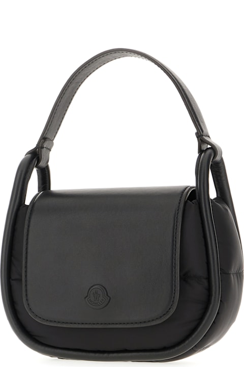 Moncler Totes for Women Moncler Black Nylon Mini Tiarna Handbag