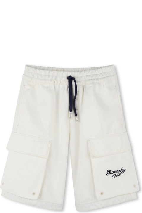 Givenchy Bottoms for Boys Givenchy Bermuda Con Logo