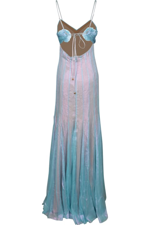 Maria Lucia Hohan for Women Maria Lucia Hohan Giustina Light Blue Silk Dress
