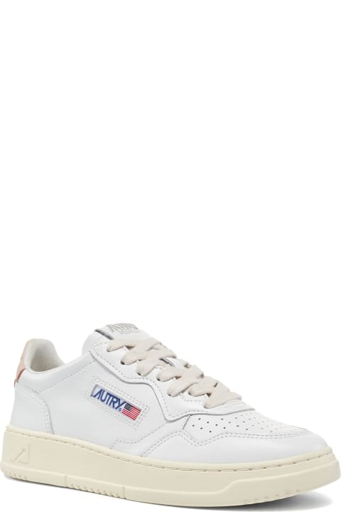Autry Kids Autry White Medalist Sneakers
