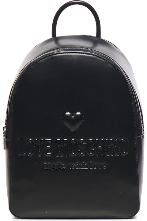 Love Moschino Backpacks for Women Love Moschino Logo Lettering Backpack