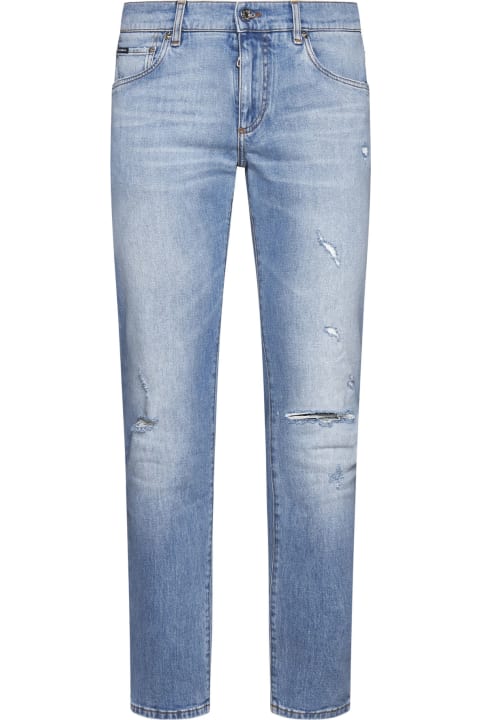 Jeans for Men Dolce & Gabbana Skinny Denim Jeans
