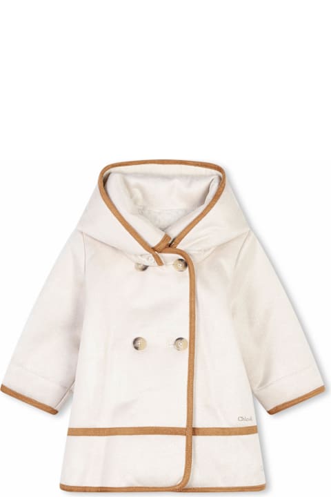 Chloé Coats & Jackets for Baby Boys Chloé Hooded Coat