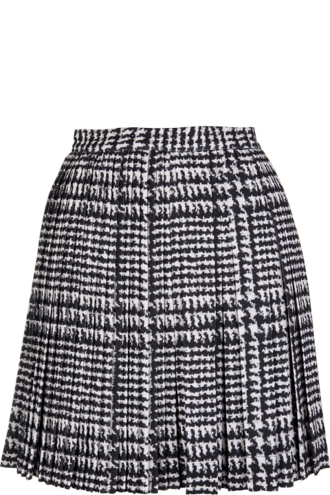 Ermanno Scervino for Women Ermanno Scervino Cady Trouser Skirt With Prince Of Wales Print