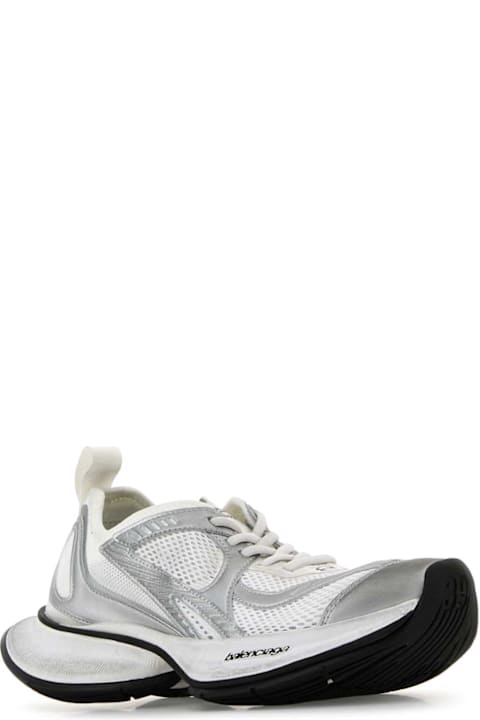 Homeware Balenciaga Two-tone Mesh And Fabric Circuit Sneakers