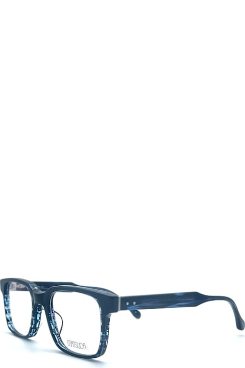 Matsuda Eyewear for Men Matsuda M1035 - Blue Demi Rx Glasses