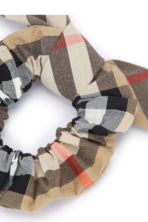 آخر صيحات الموضة من بنات Burberry K1 Tie Ctn Ck Scrnch