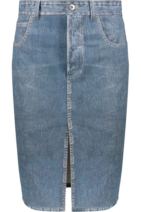 Sale for Women Bottega Veneta Printed Midi Skirt