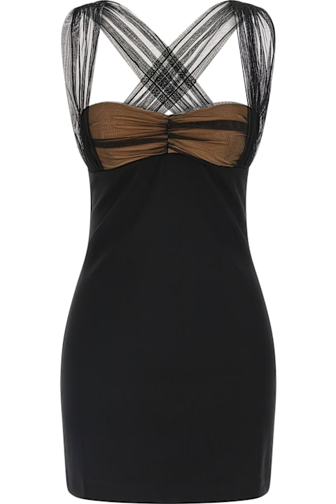 Nensi Dojaka لـ Men Nensi Dojaka 'draped Padded Cup Mini' Dress