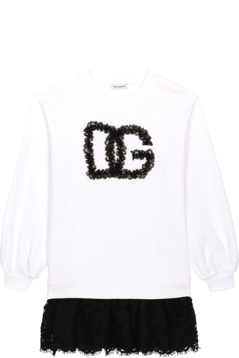 Dolce & Gabbana Kids Dolce & Gabbana Dolce & Gabbana Dresses White