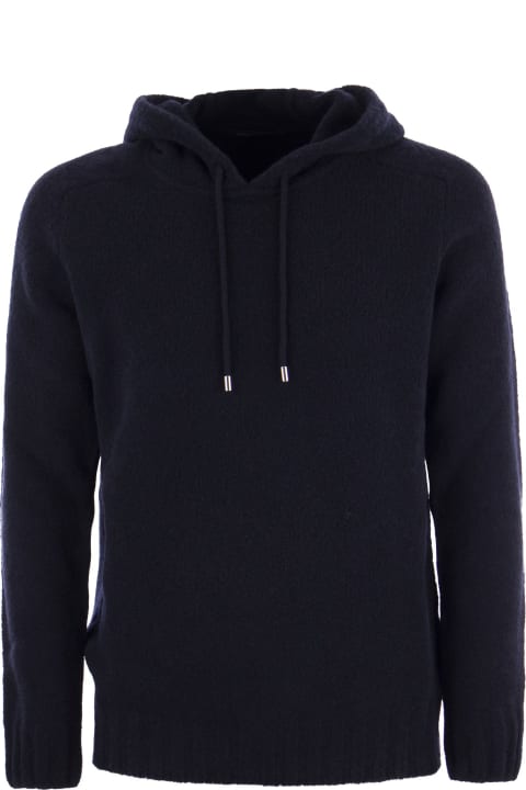 Tagliatore Fleeces & Tracksuits for Men Tagliatore Wool Pullover With Hood