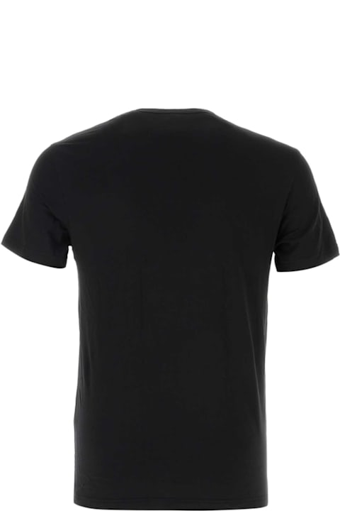 Emporio Armani Underwear for Women Emporio Armani Black Stretch Cotton T-shirt Set