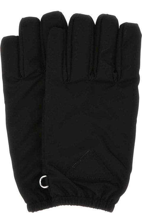Prada for Men Prada Black Re-nylon Gloves