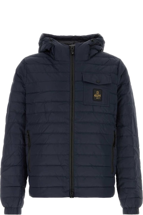 Refrigiwear for Women Refrigiwear Navy Blue Nylon Summer Down Jacket