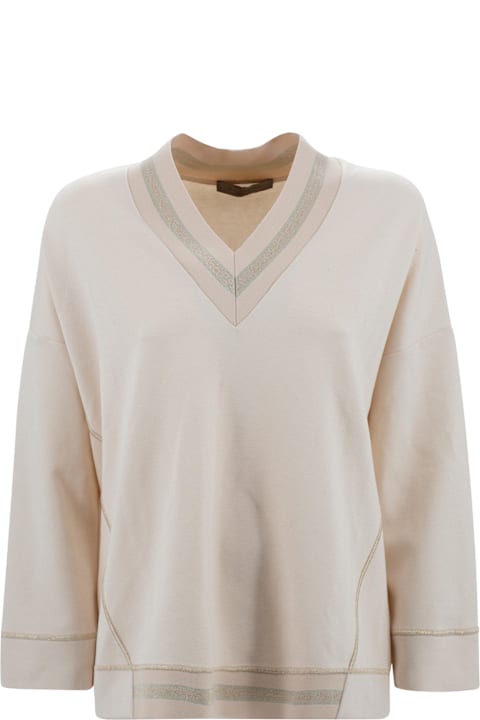 D.Exterior Clothing for Women D.Exterior Sweatshirt Plug V-neck