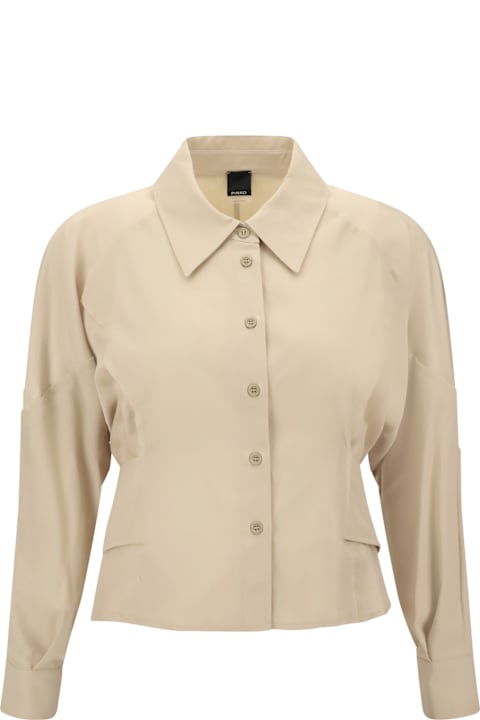 Pinko Topwear for Women Pinko Belted Habotai Shirt