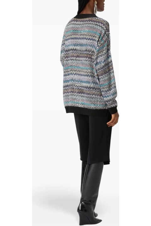 Missoni Sweaters for Women Missoni Multicolor V-neck Sweater