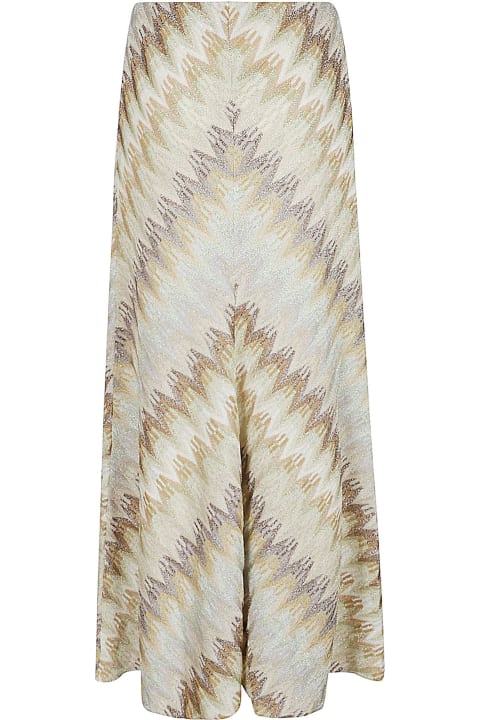 Fashion for Women Missoni Zig-zag Stripe Patterned Long Skirt