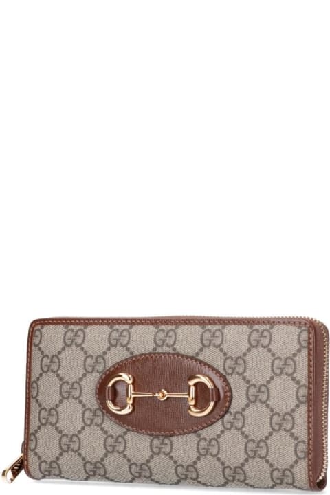 Accessories for Women Gucci ' Horsebit 1955' Zip Wallet
