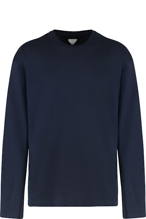 Sale for Men Bottega Veneta Long Sleeve Cotton T-shirt