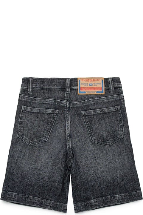 Diesel Bottoms for Boys Diesel Distressed Denim Shorts