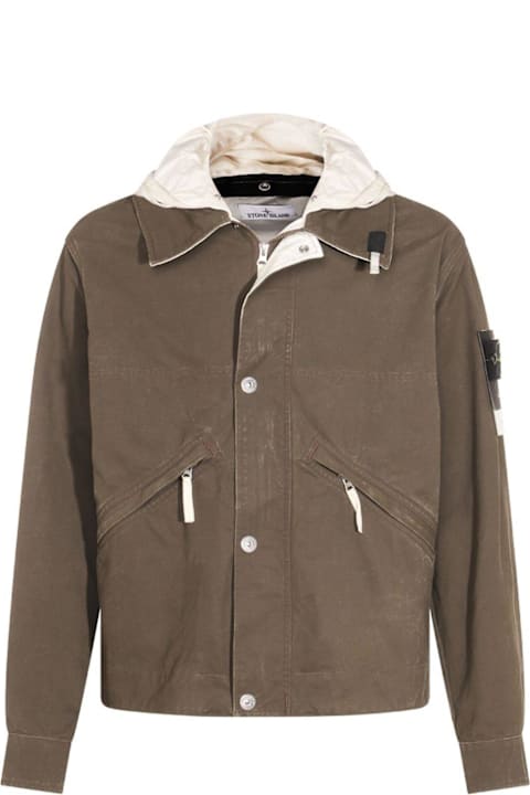 Clothing for Men Stone Island Hooded Jacket