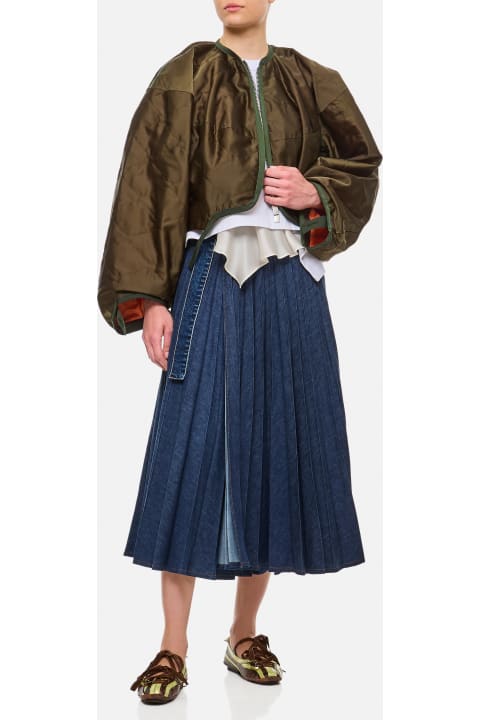Sacai Skirts for Women Sacai Denim Skirt