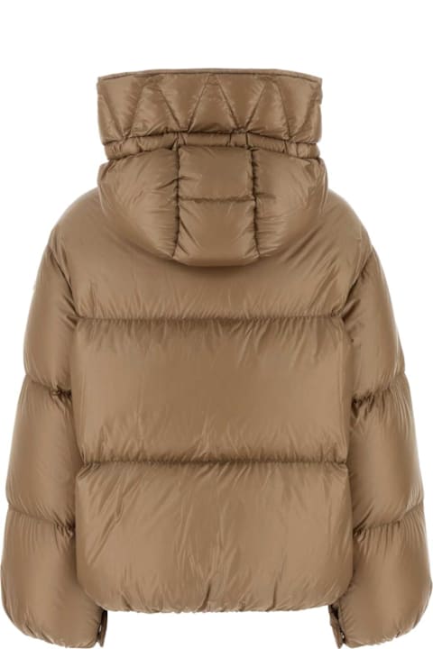 Coats & Jackets for Women Moncler Biscuit Nylon Borey Down Jacket