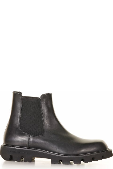 Beatles Black In Smooth Leather