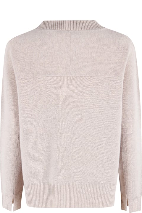 Maison Kitsuné for Kids Maison Kitsuné Merino Wool Comfort V-neck Jumper