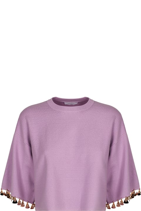 Paco Rabanne for Kids Paco Rabanne Cotton Blend Crew-neck Sweater