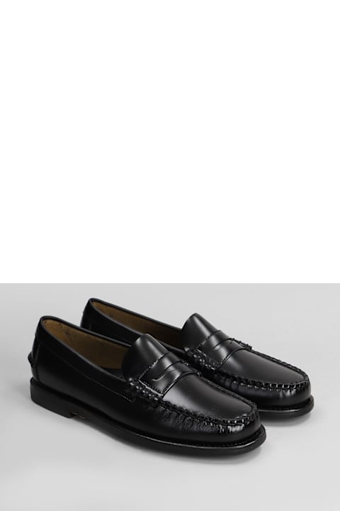 Sebago Classic Dan Loafers In Black Leather