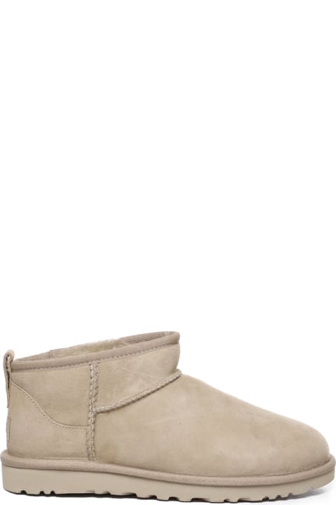 Boots for Men UGG Classic Ultra Mini Sheepskin Ankle Boots