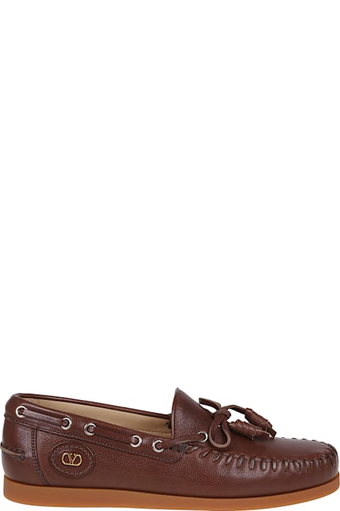 Homeware Valentino Garavani Boat Shoe | Palm Avenue | Bufalo/antique Brass Logo/rs