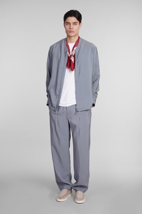 Giorgio Armani Coats & Jackets for Men Giorgio Armani Casual Jacket In Grey Silk
