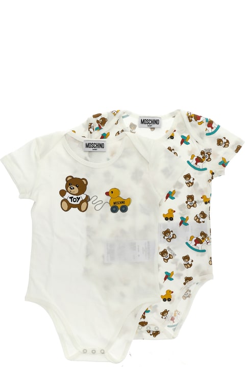 Moschino Clothing for Baby Boys Moschino Logo Jumpsuit