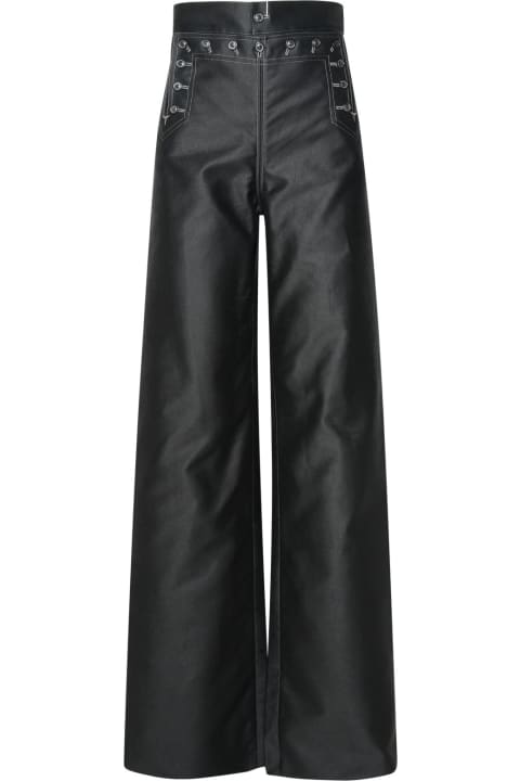Pants & Shorts for Women Maison Margiela Black Cotton Trousers