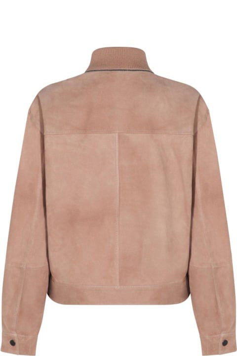 Brunello Cucinelli معاطف وجواكت لـ السيدات Brunello Cucinelli Couture Zipped Jacket