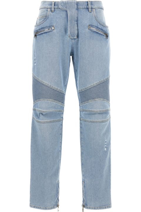 Balmain Jeans for Women Balmain 'biker' Jeans