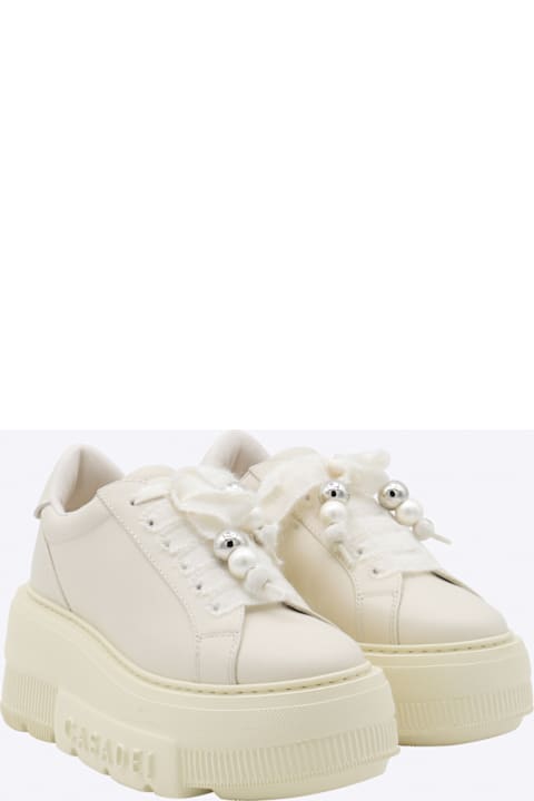 Casadei for Men Casadei Milk Leather Nexus Sneakers
