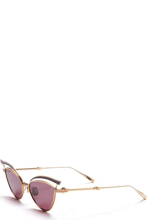 Glassliner - Gold / Burgundy Sunglasses