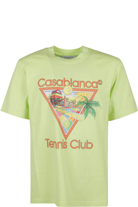 Casablanca Topwear for Men Casablanca Afro Cubism Tennis Club Printed T-shirt