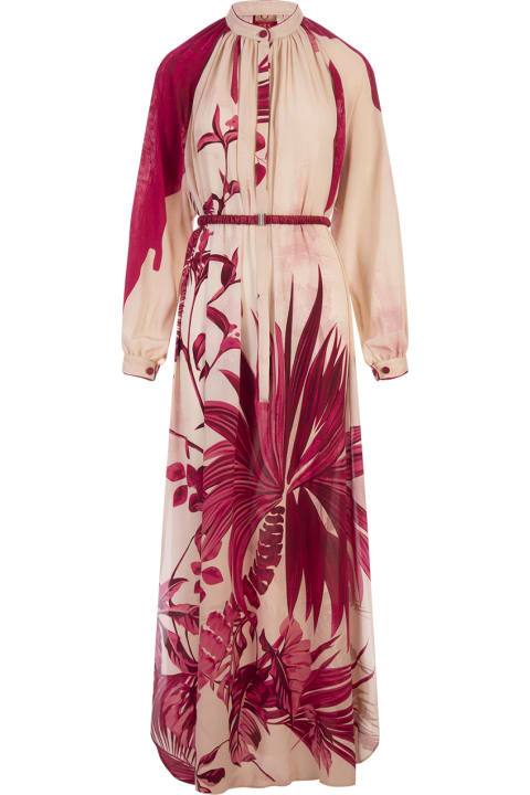 Fashion for Women For Restless Sleepers Pink Palms Arione Long Dress